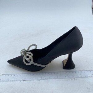 YDN Women Pointed Toe Slip on Diamond Pumps Special Kitten High Heel Shoe Party